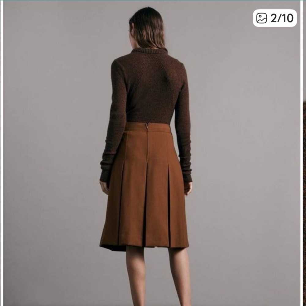 Rag & Bone brown Pierce Slim Crew cashmere Sweater - Picture 2 of 12